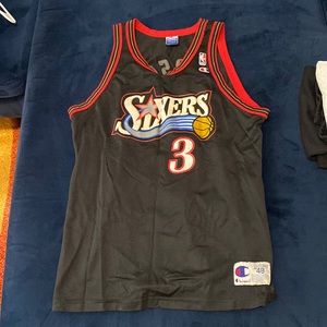 Allen Iverson Sixers Champion Jersey - XL sz48